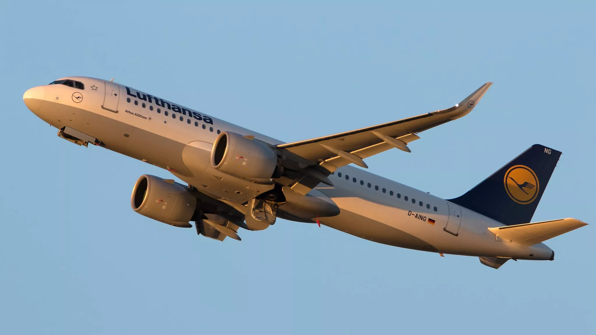 A Airbus A320neo in service