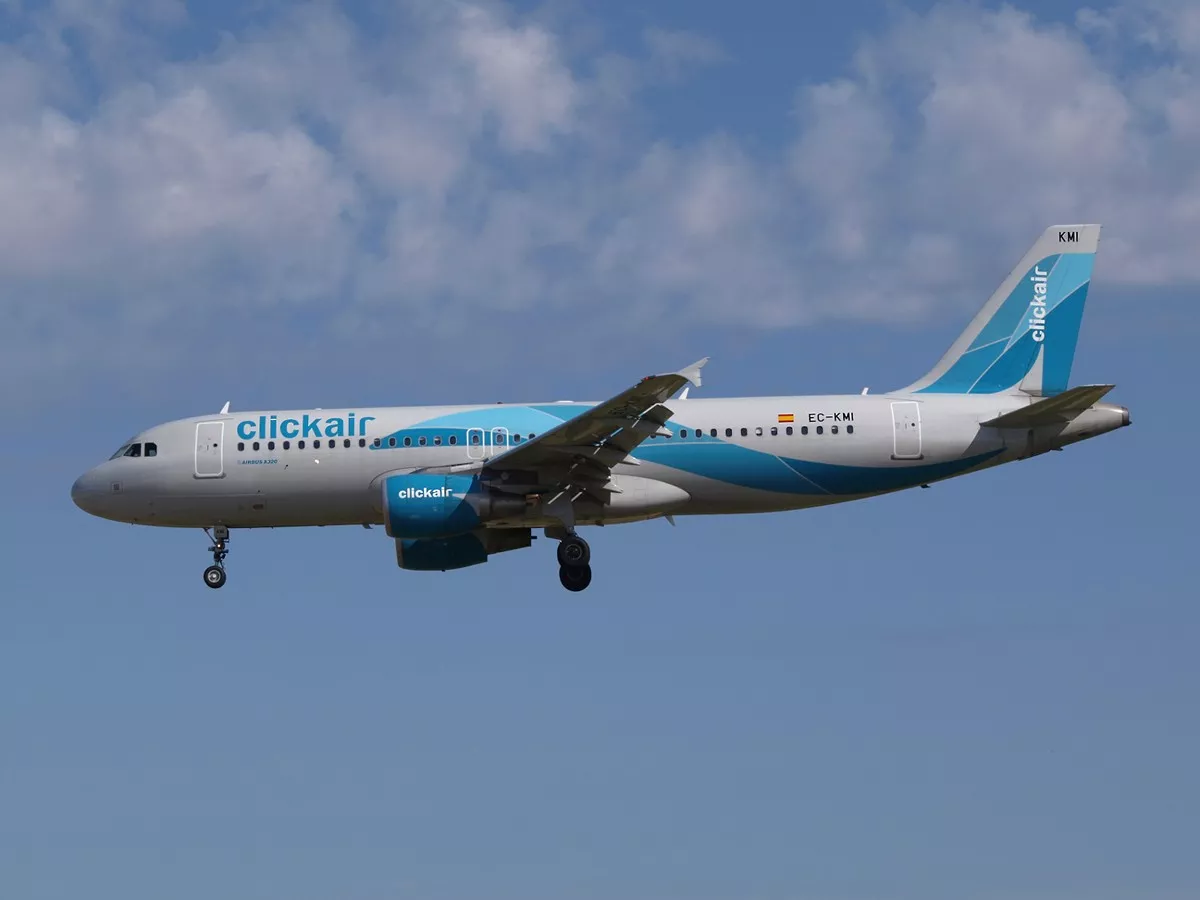 A Airbus A320 in service