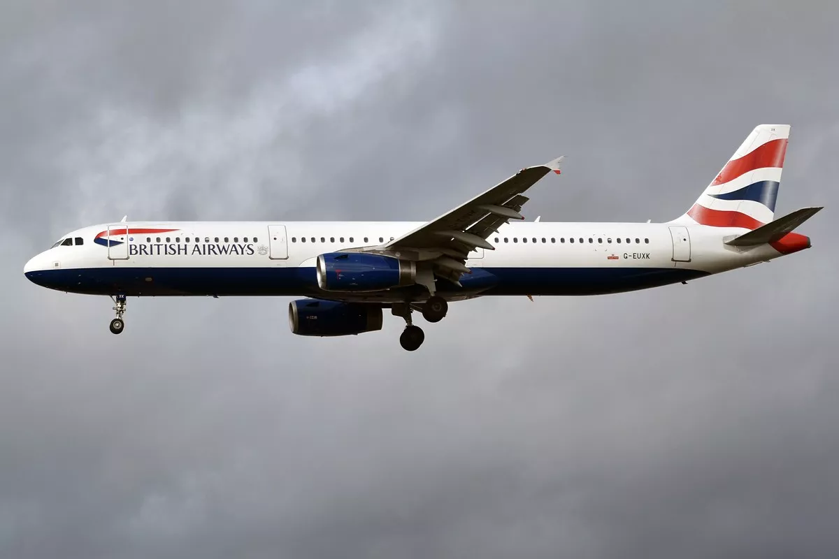 A Airbus A321 in service