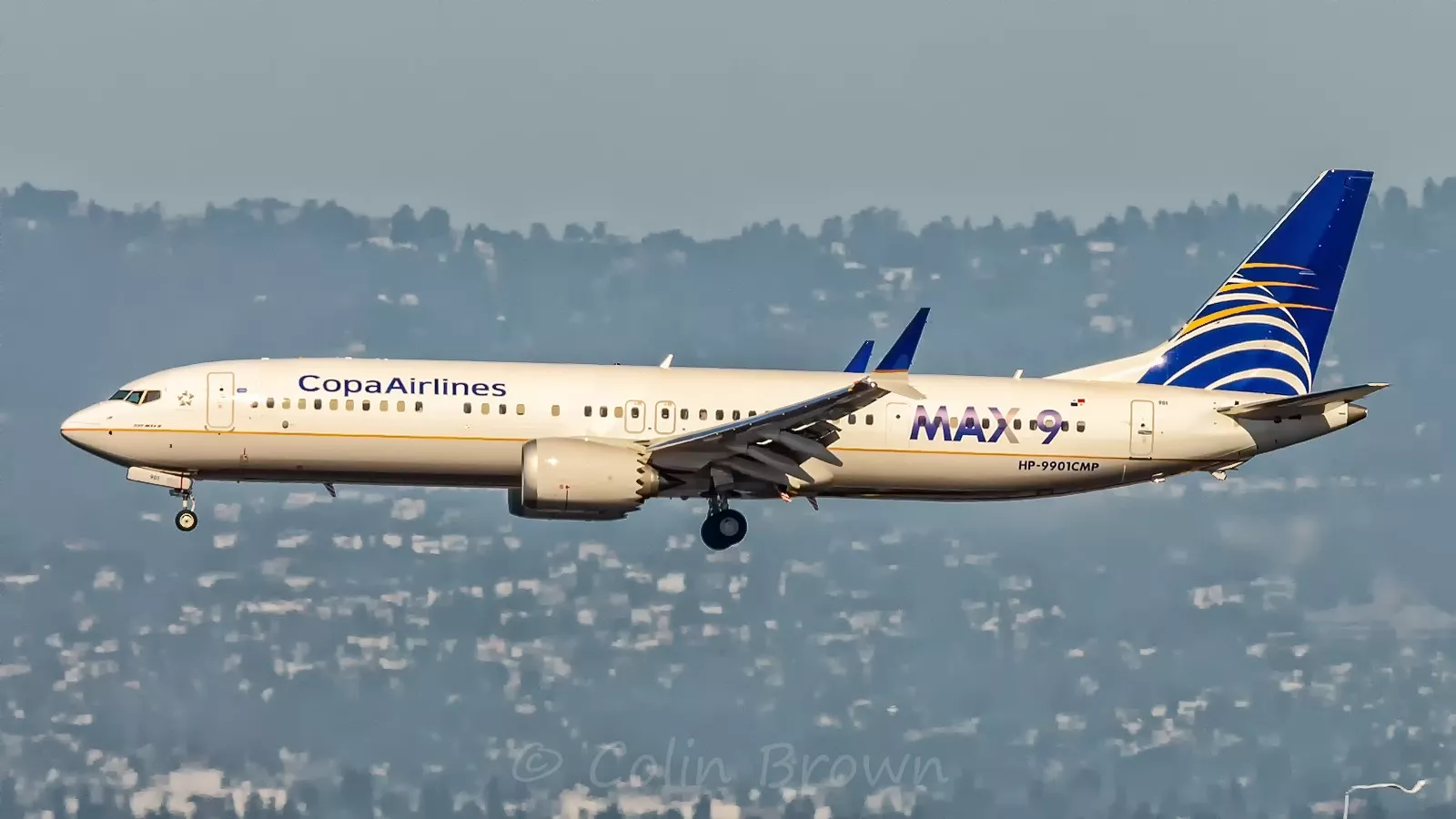 A Boeing 737 MAX 9 in service