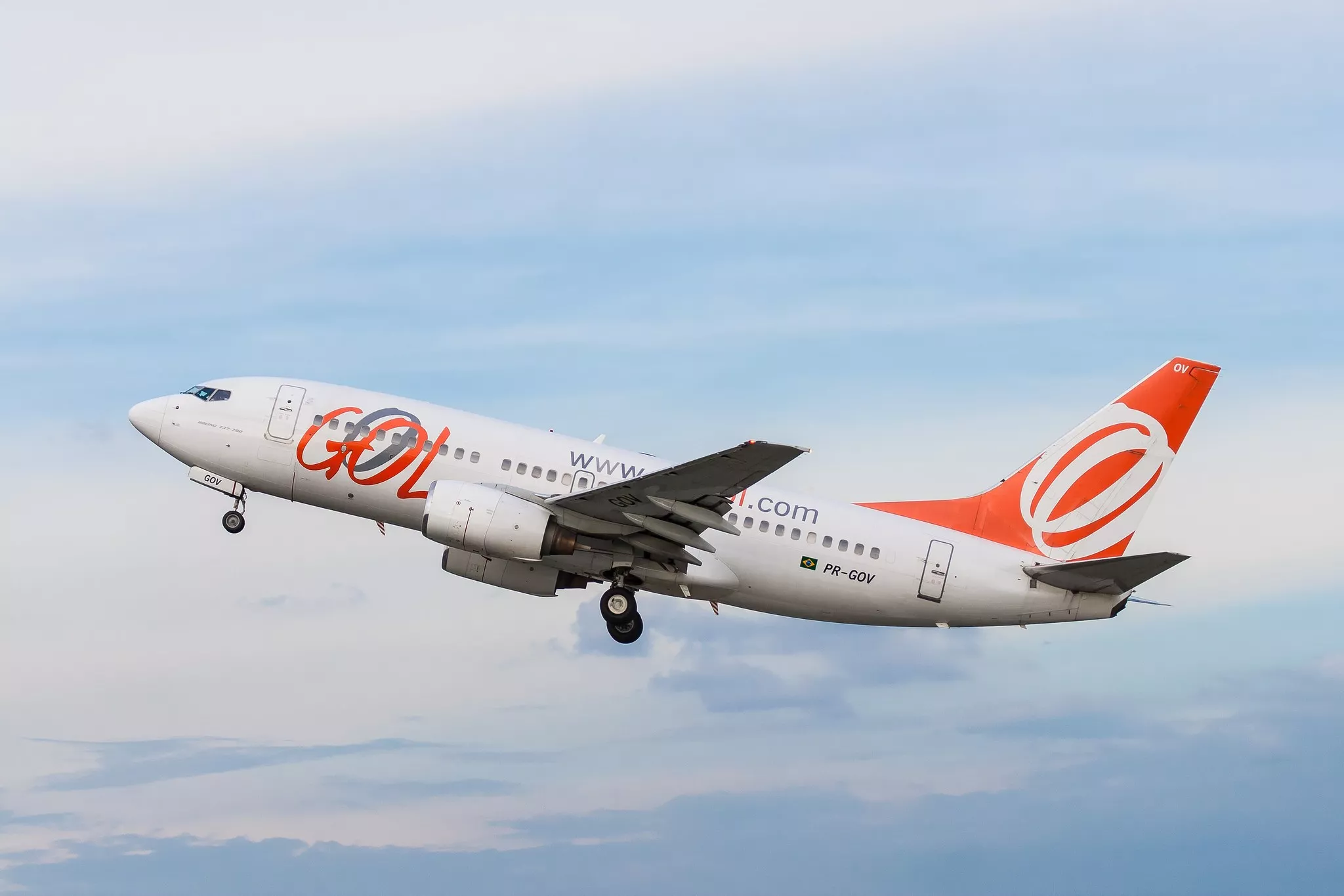 A Boeing 737-700 in service