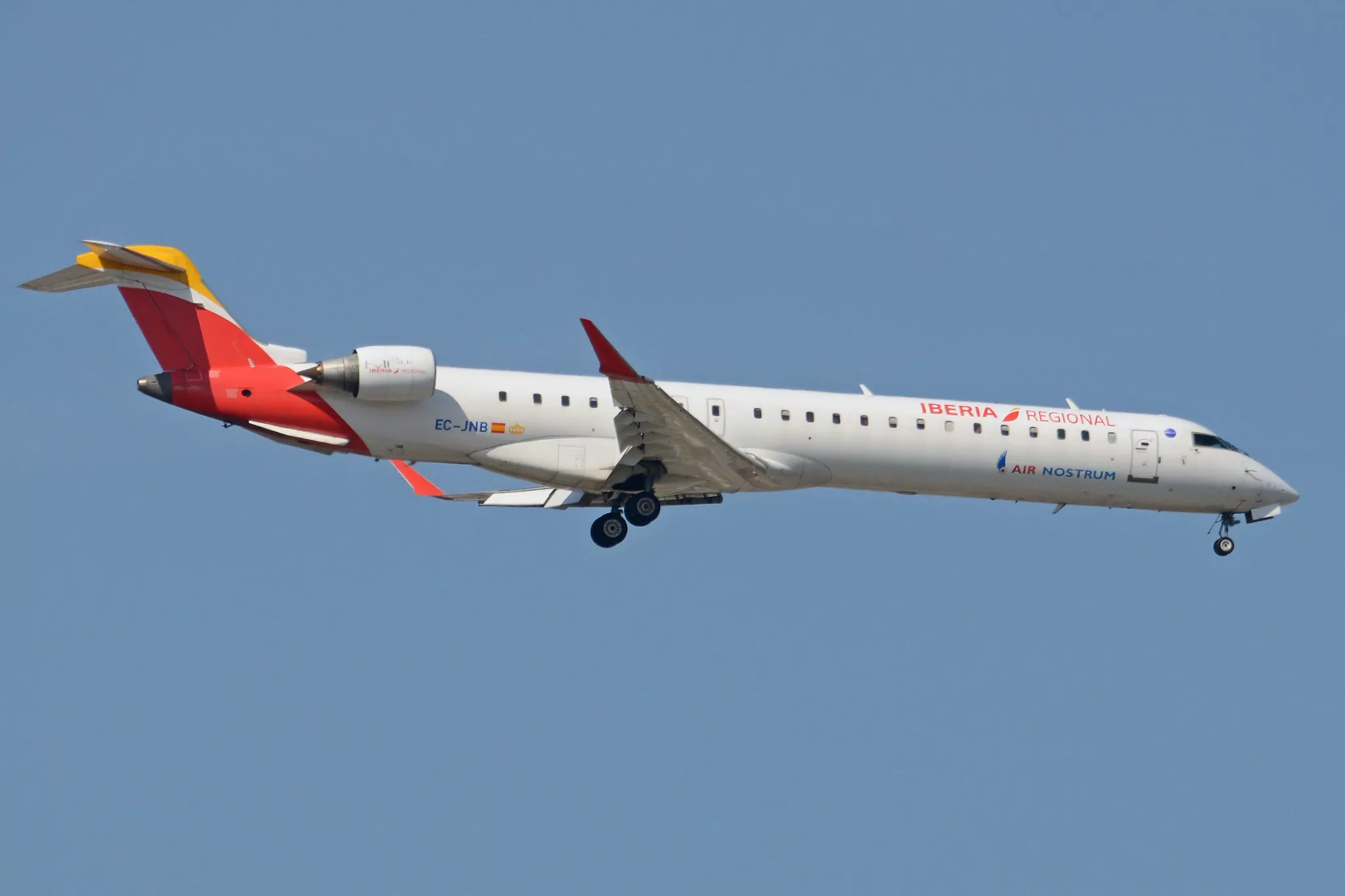 A Bombardier CRJ-900 in service